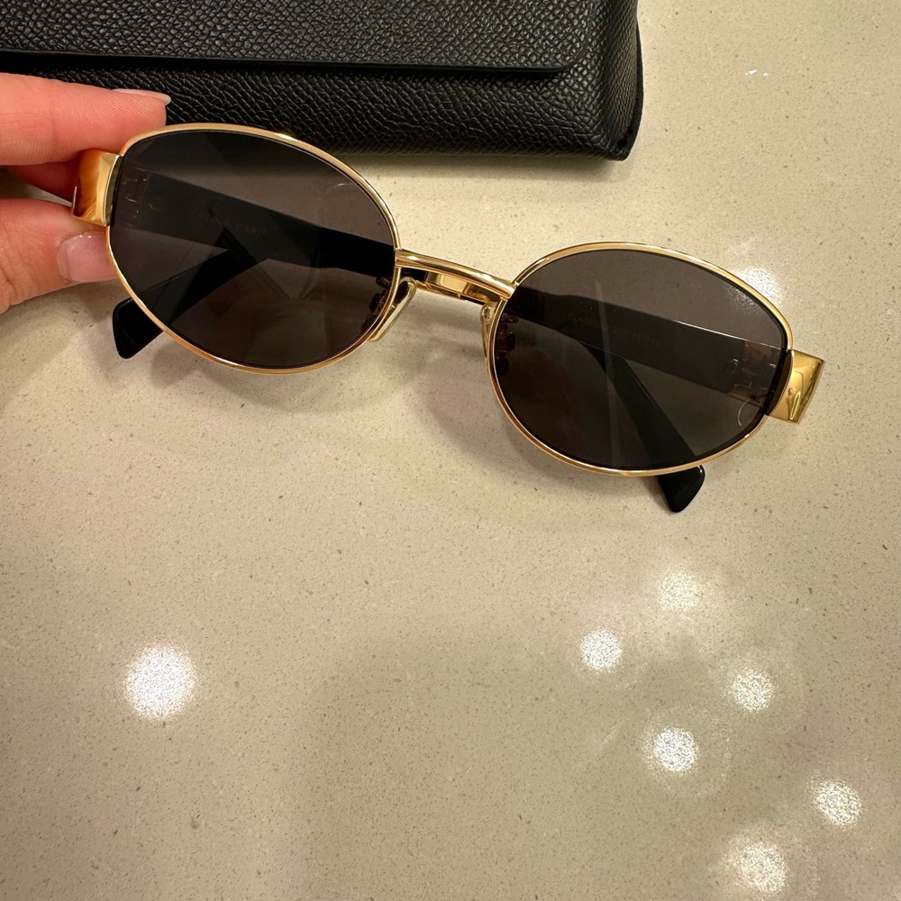 Celine Triomphe Metal Sunglasses